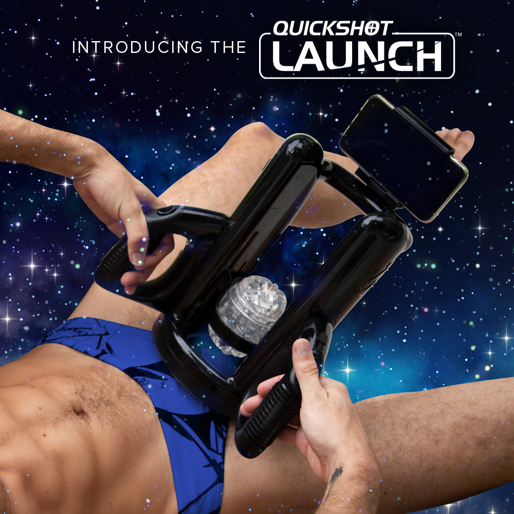 Fleshlight Quickshot Launch in Black – alternate product view
