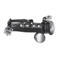 C&B GEAR GIMP COCK LOCKING CHASTITY SHEATH WITH DOUBLE METAL COCK RING