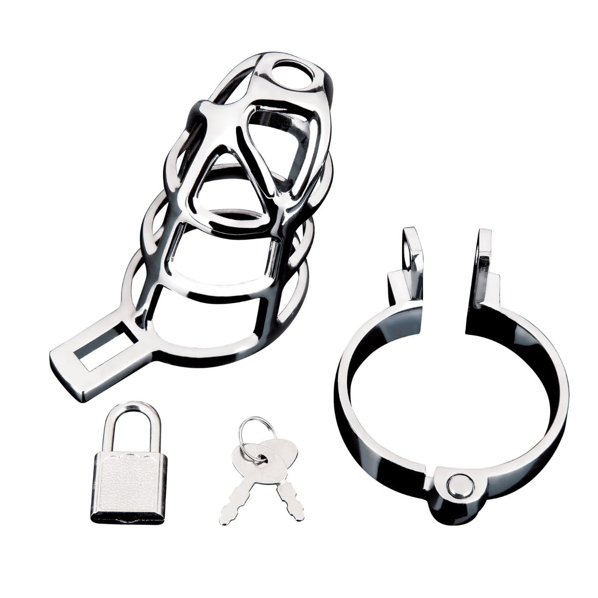 Blue Line Enslave Cock Cage – with retail packaging