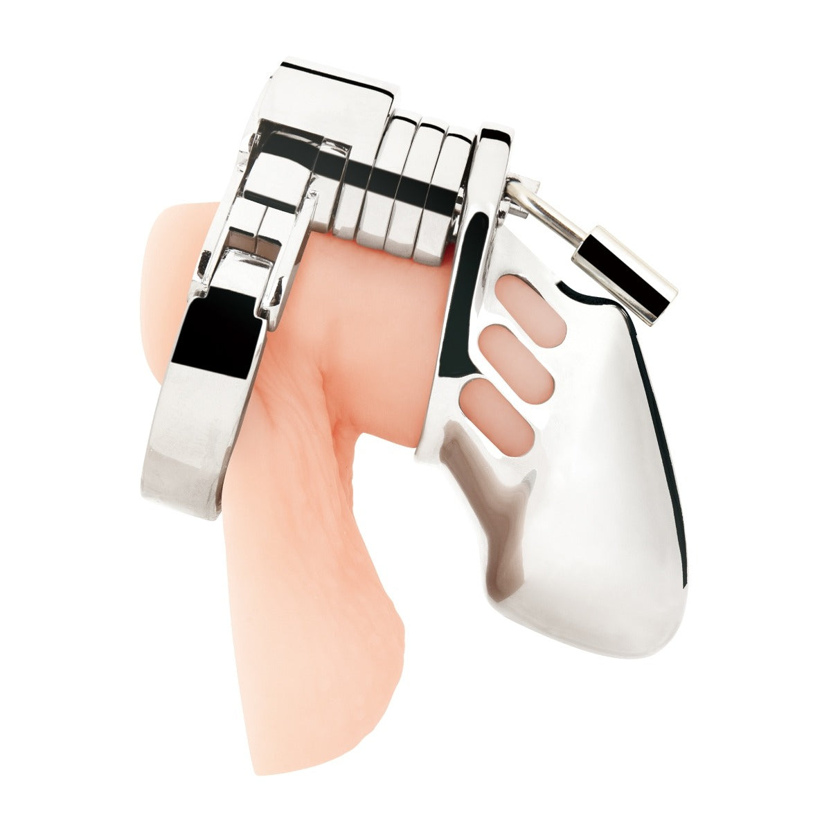 Blue Line Small 2.75" Cock Humiliation Chastity Cage – product detail view