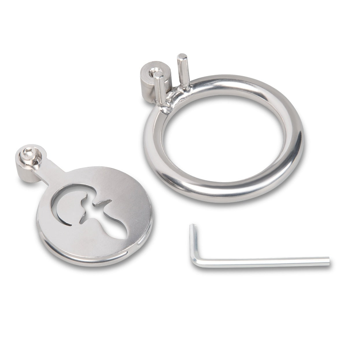 Blue Line Stainless Steel Flat Inverted Cage With Piggy Tail Icon – with retail packaging