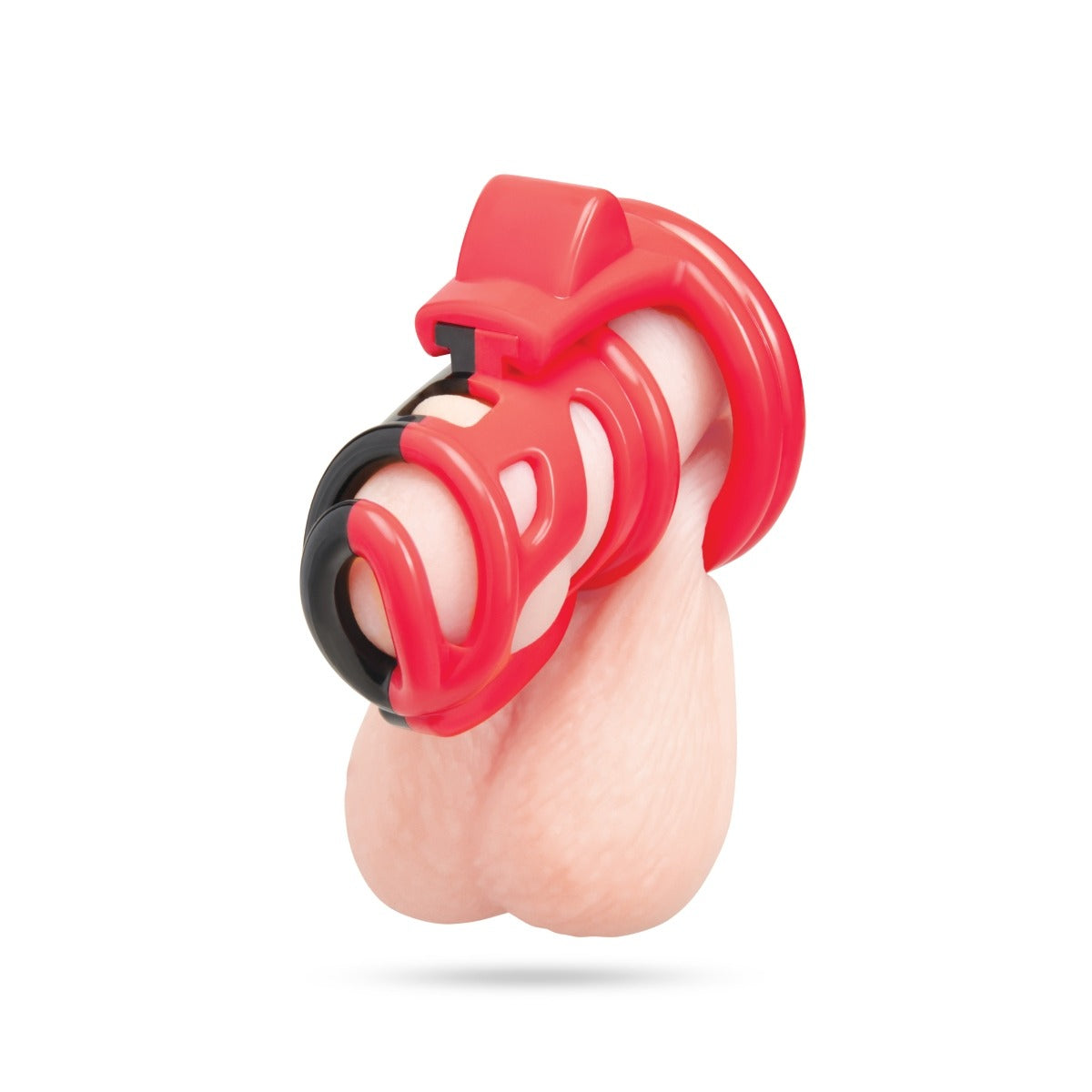 Blue Line RED ZONE 2" Cock Shackle Chastity Cage