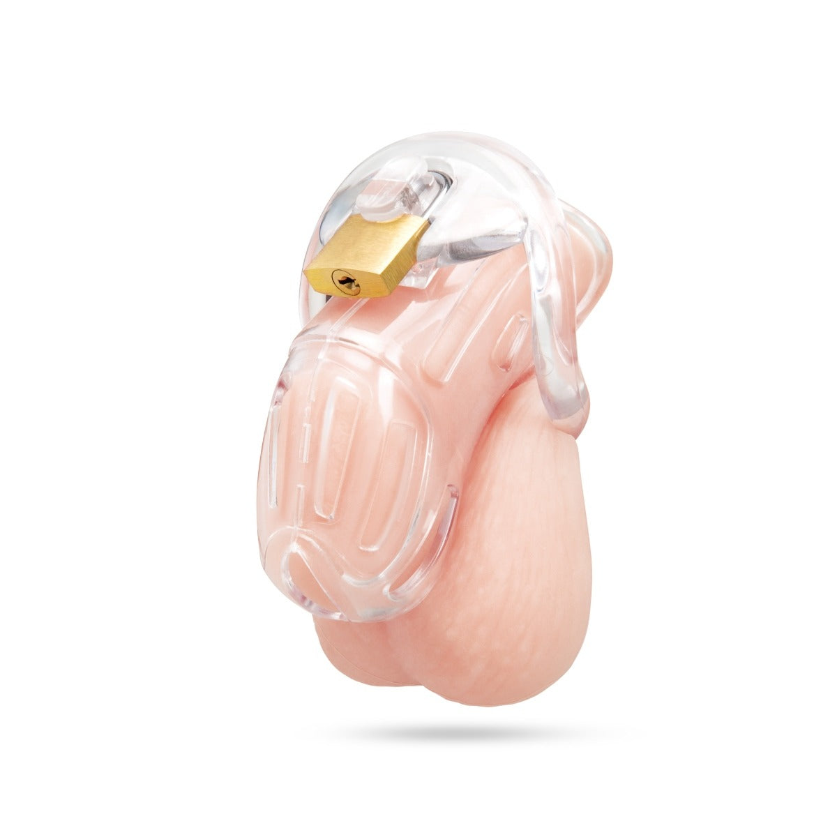 Blue Line 2" Acrylic See Thru Chastity Cock Cage