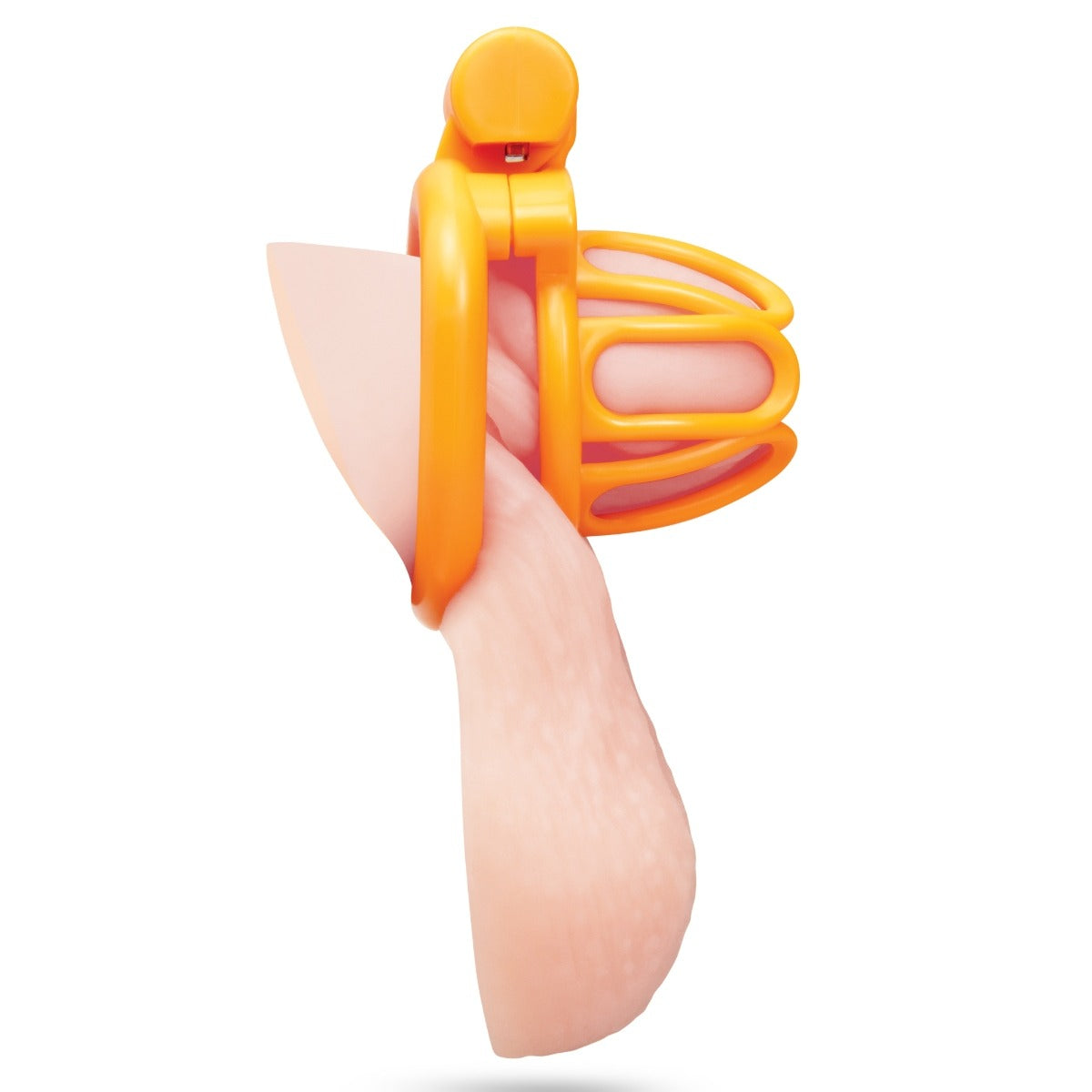Blue Line Fenced-In Inmate Mini Cock Chastity Cage – additional product view
