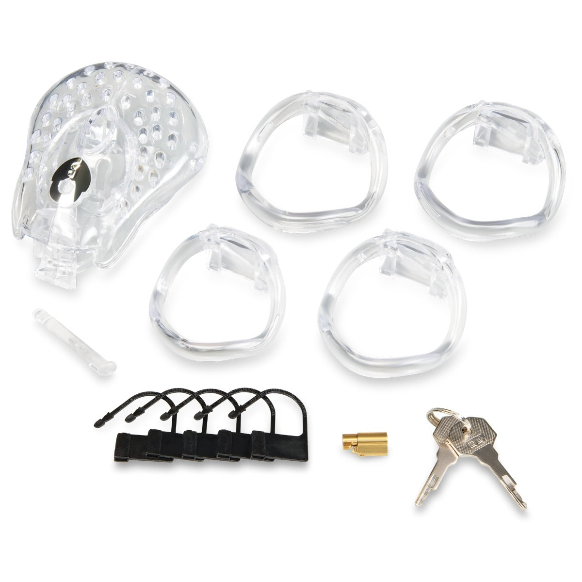 Blue Line LOCKED UP Chastity Cage Trap – with retail packaging
