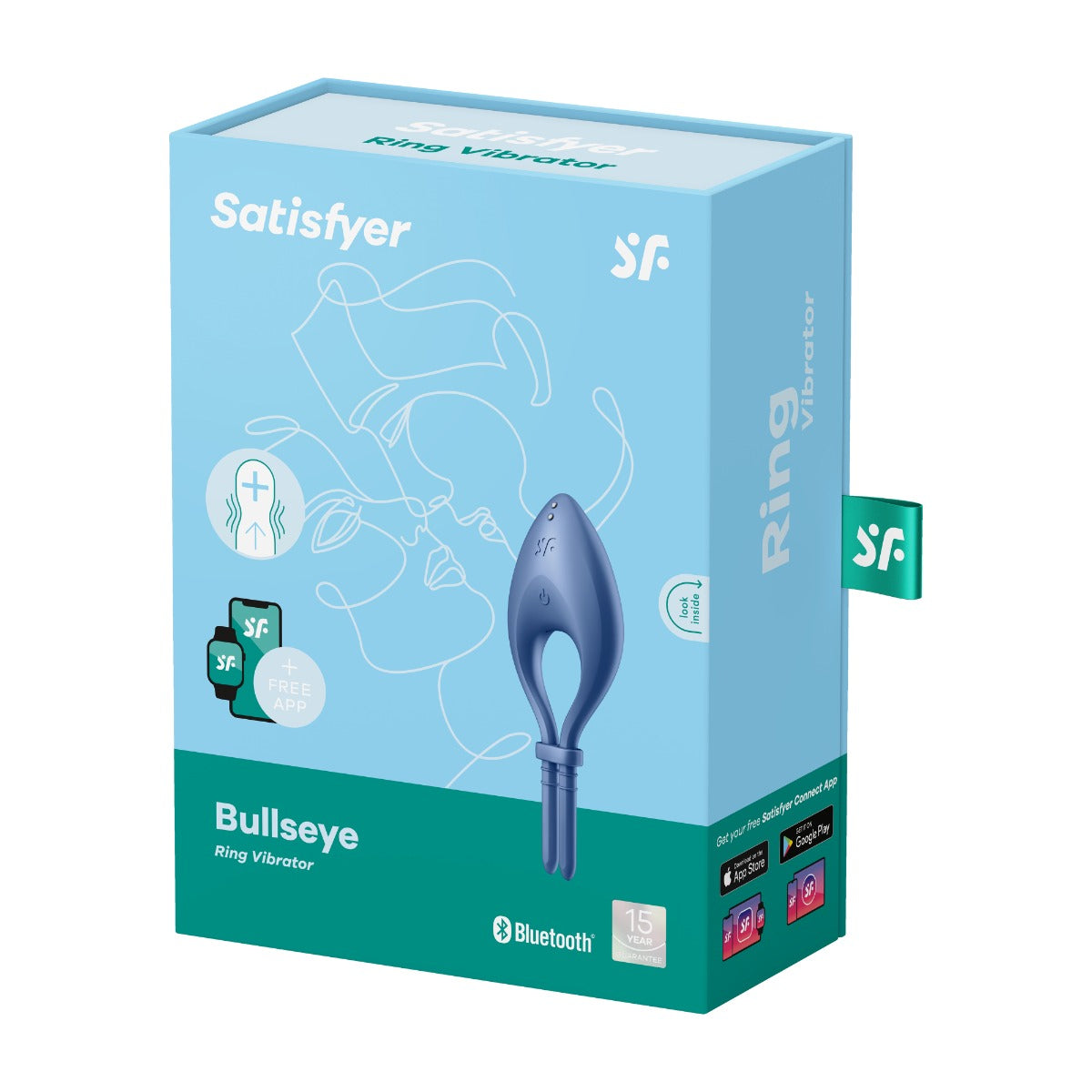 Satisfyer Bullseye Connect App in Blue