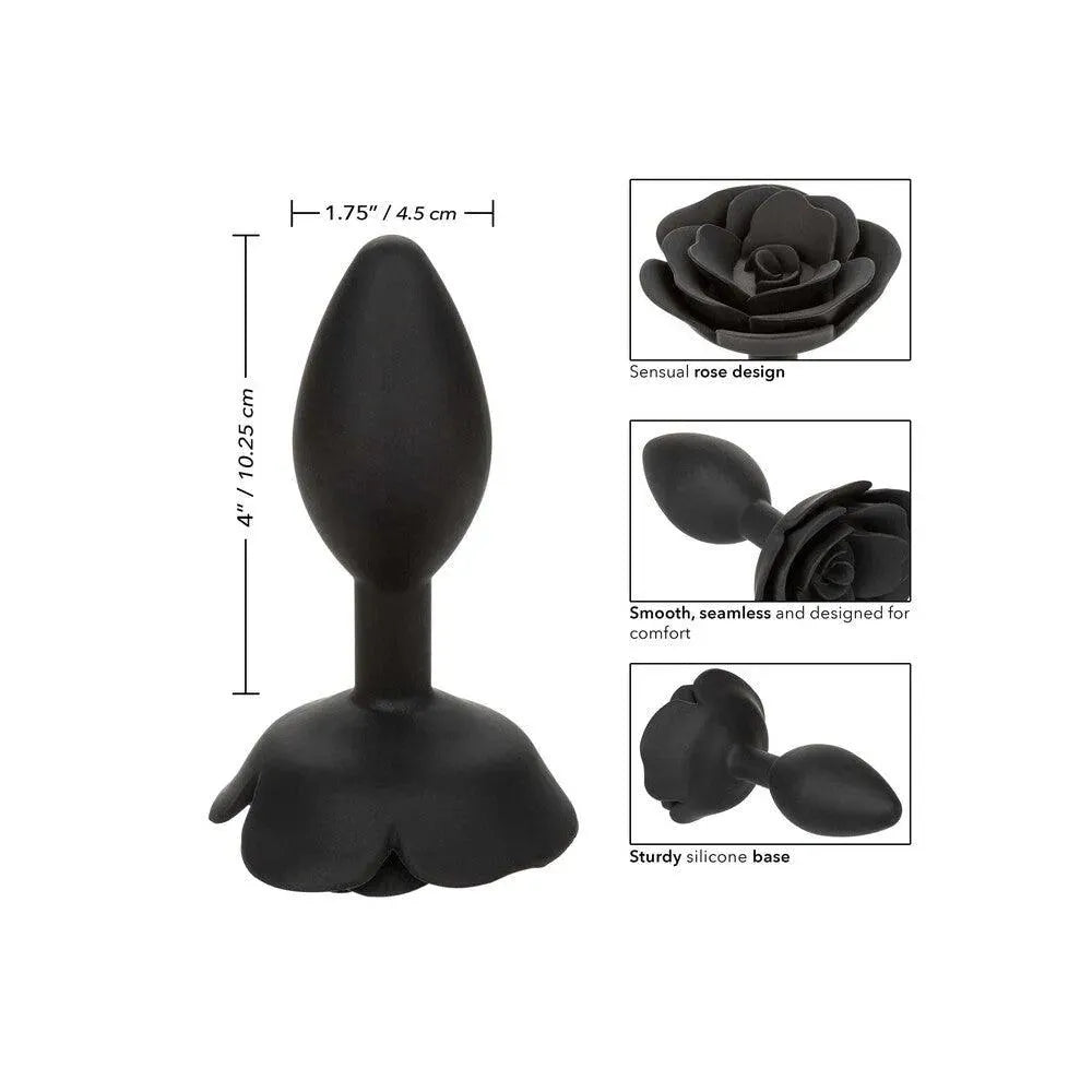 CalExotics Forbidden Large Rose Anal Plug - Rapture Works