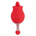 CLIT-TASTIC ROSE BUD DUAL MASSAGER - RED