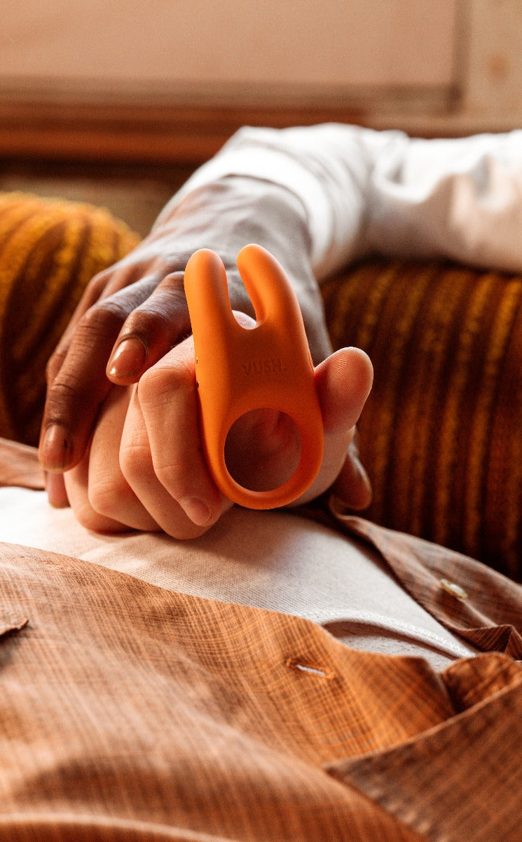 Vush Orb in Orange – lifestyle view