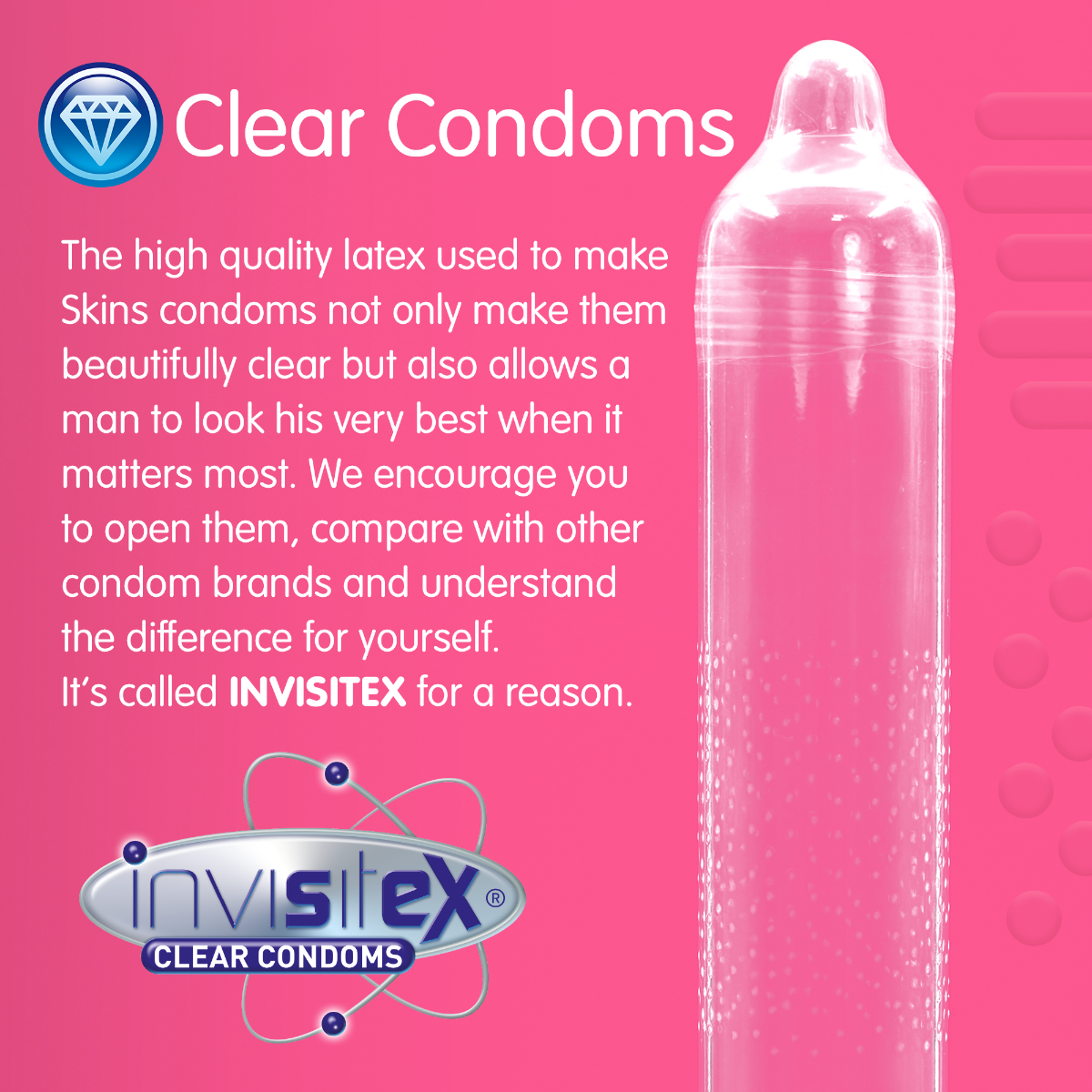 Skins Dots &amp; Ribs Premium Condoms - 500 Pack - product detail 4