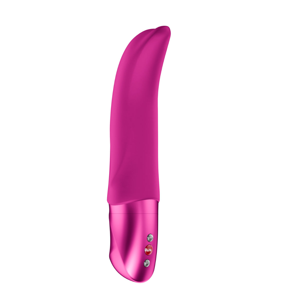 Fun Factory Diva Dolphin in Pink – angled view 