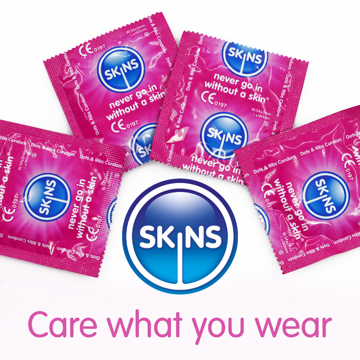 Skins Dots &amp; Ribs Premium Condoms - 500 Pack - product detail 2