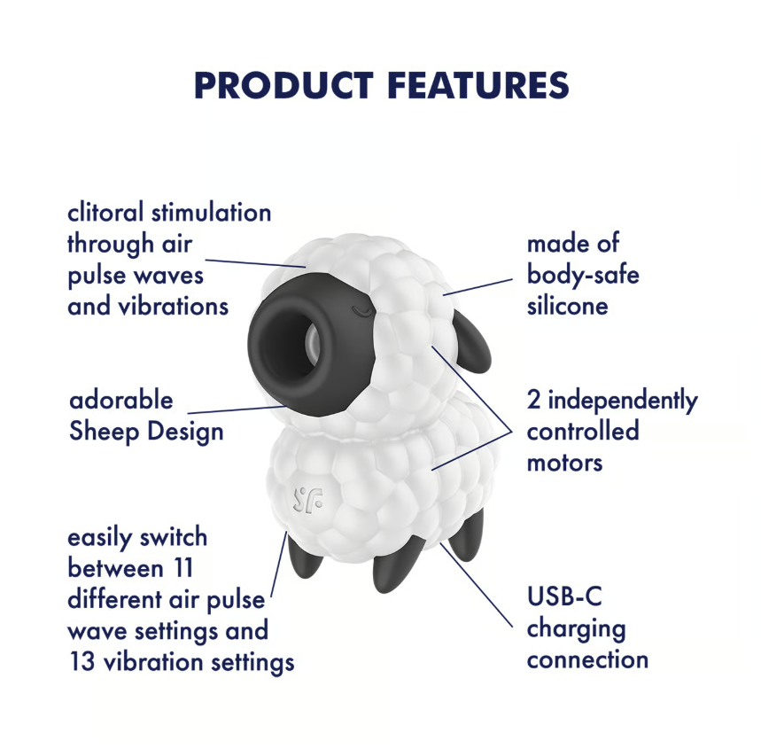 Satisfyer Dreamy Sheep in White – product detail view