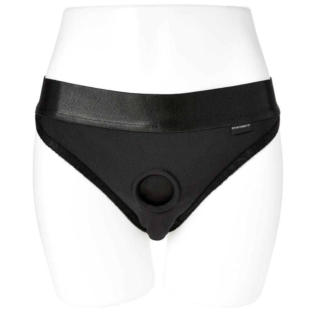 Sportsheets Em.Ex™ Silhouette Harness™ in Black