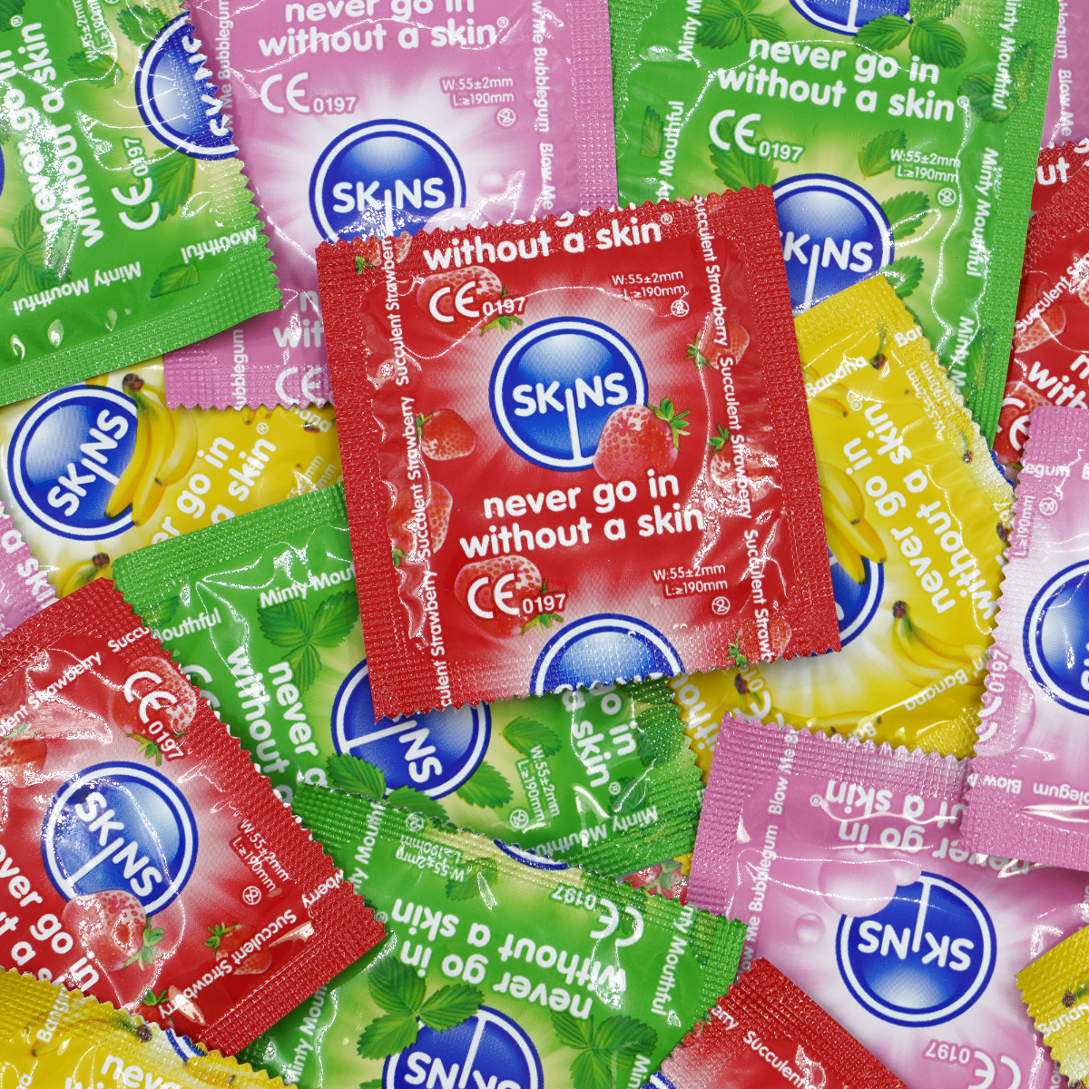 Skins Flavoured Premium Condoms - 500 Pack - product view