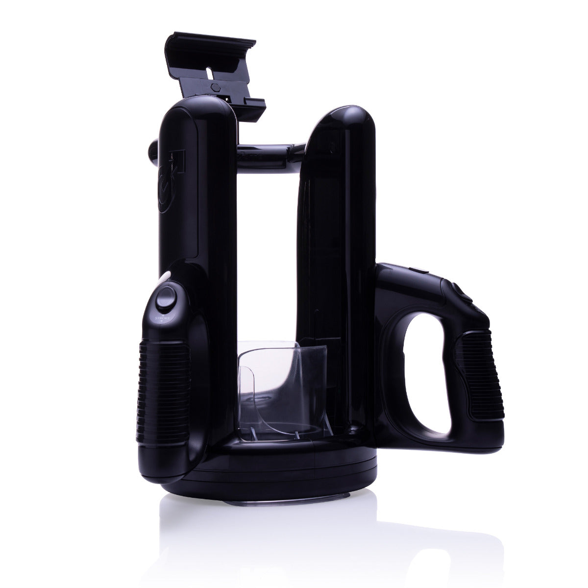 Fleshlight Quickshot Launch in Black – angled view