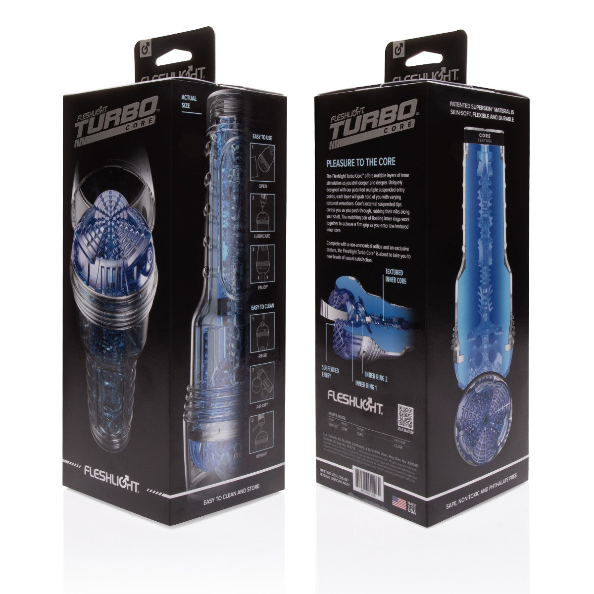 Fleshlight Turbo™ Core – with retail packaging