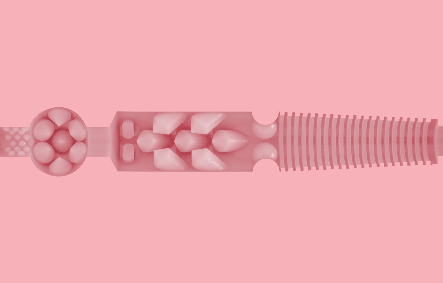 Fleshlight Classic Pink Butt™ Destroya Stroker – texture detail