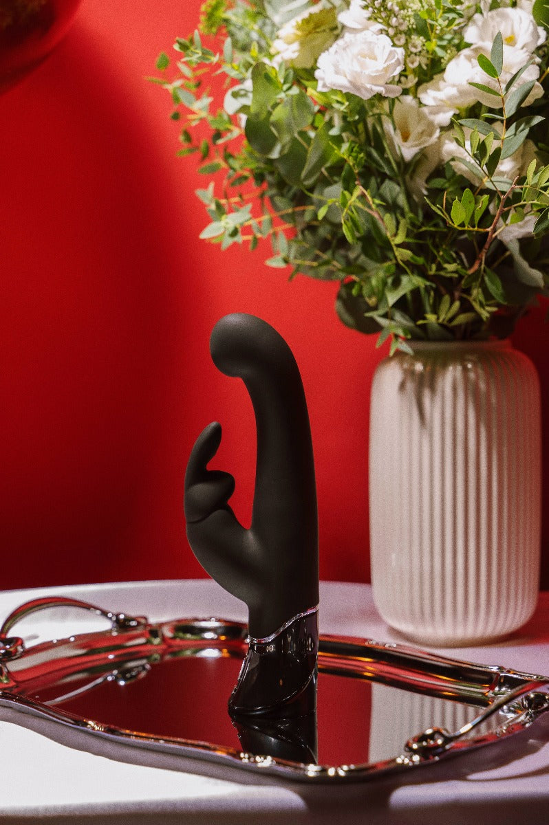 Fifty Shades of Grey Greedy Girl G-Spot Rabbit Vibrator in Black