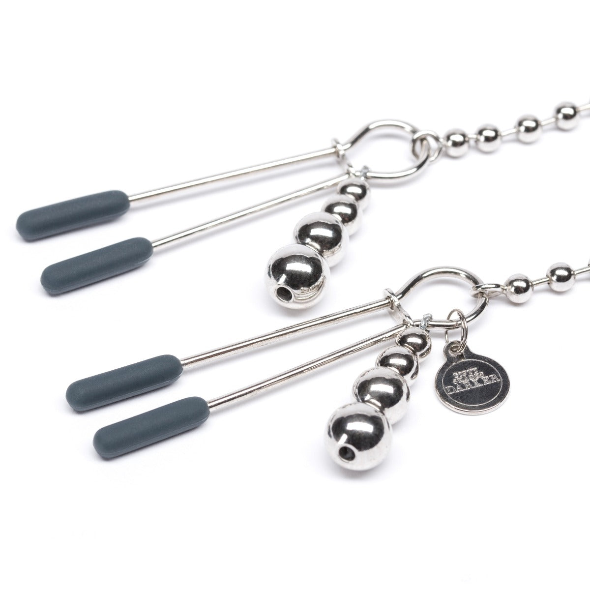 Fifty Shades Darker® At My Mercy - Beaded Chain Nipple Clamps - detail view
