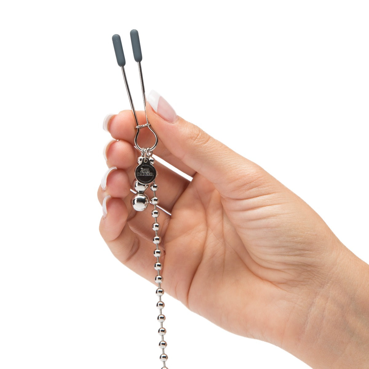 Fifty Shades Darker® At My Mercy - Beaded Chain Nipple Clamps - product view