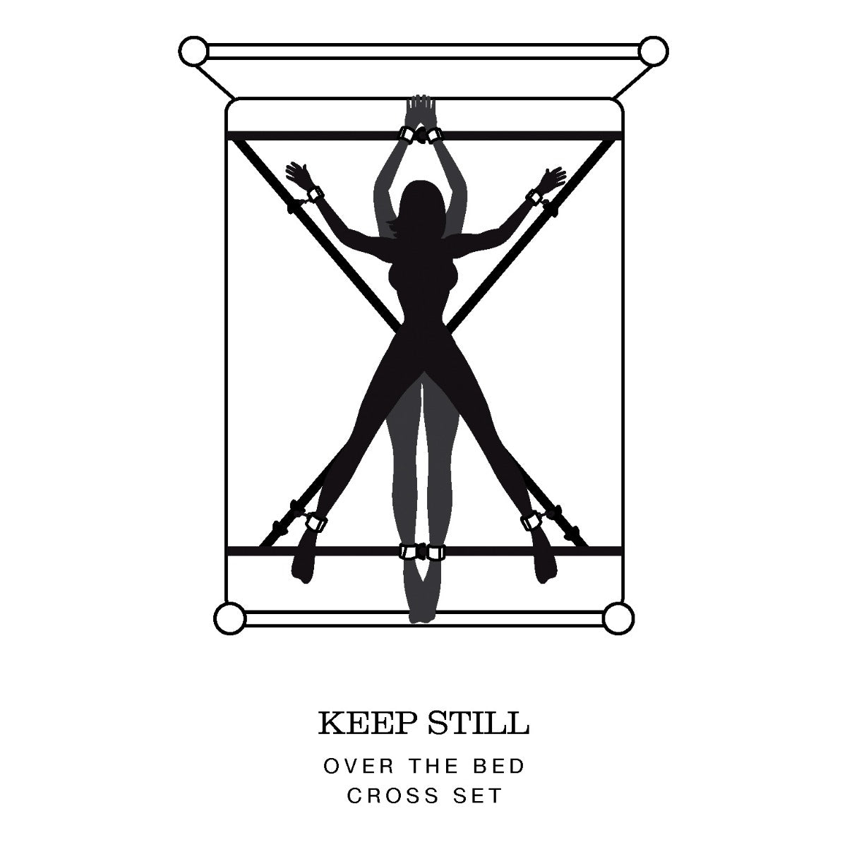 Keep Still Over the Bed Cross Restraint - additional detail