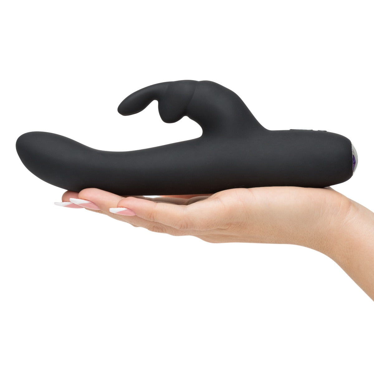 Fifty Shades of Grey Greedy Girl Slimline Rabbit Vibrator in Black
