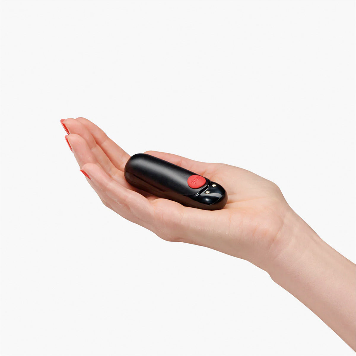 Massage Bullet in Black – in-hand lifestyle view