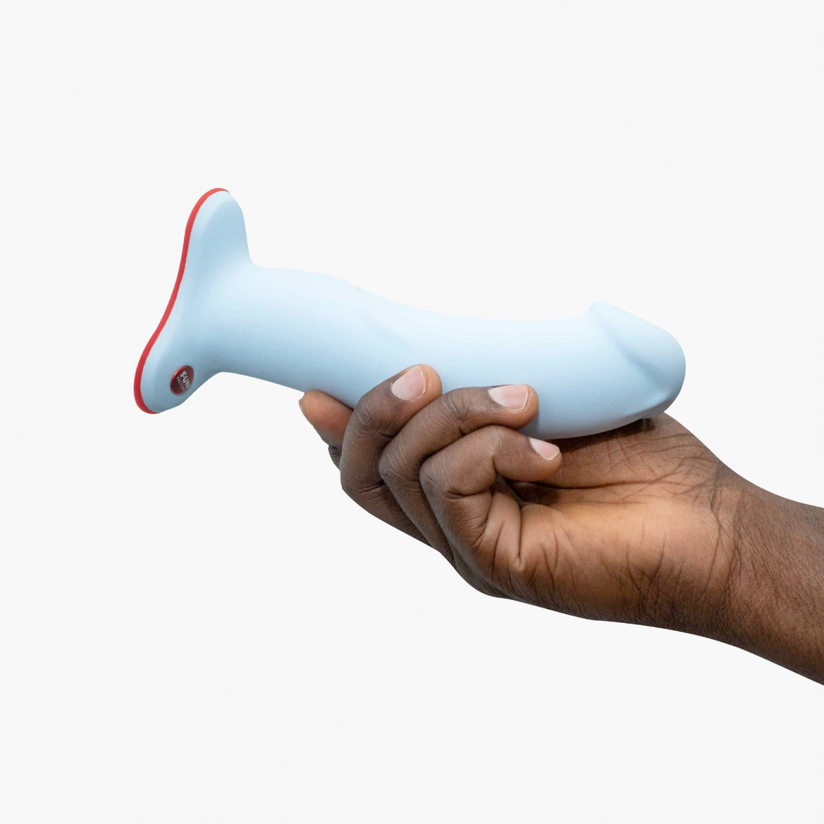 Fun Factory THE BOSS 7" in Dove Blue – in hand 