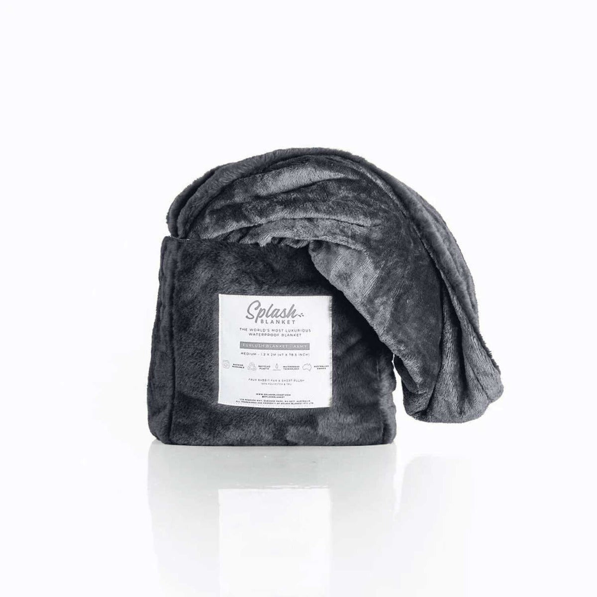 Furlush Waterproof Splash Blanket™ - Stormy - Large 