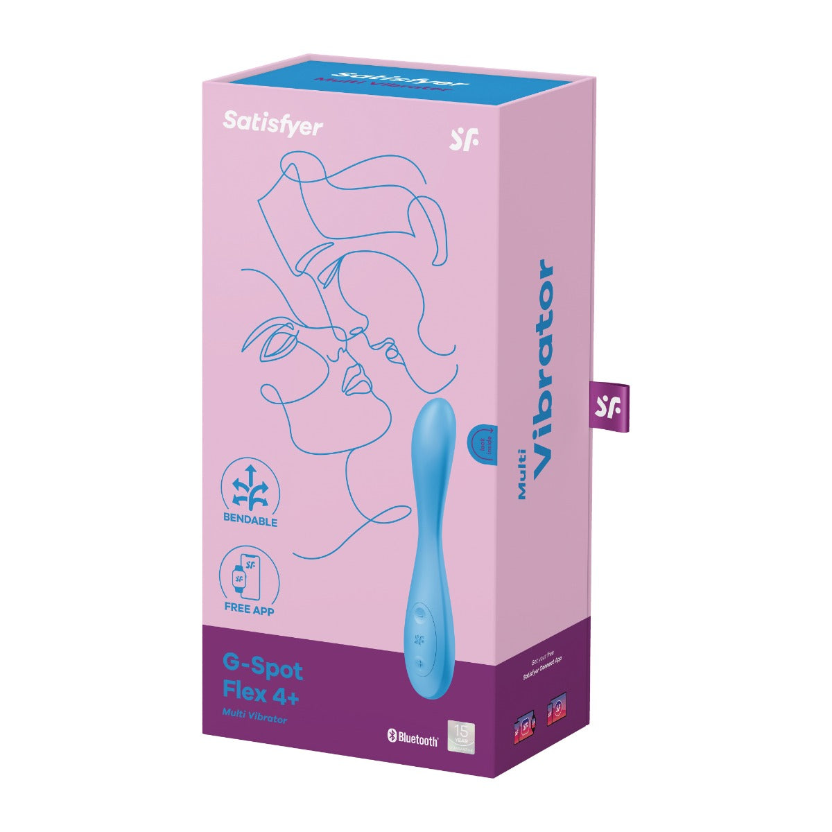 Satisfyer G-Spot Flex 4+ Connect App in Turquoise