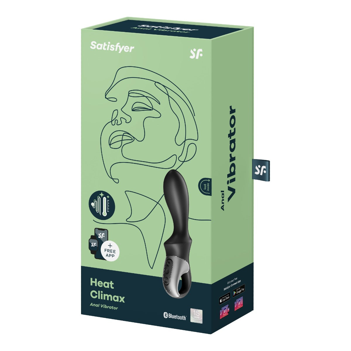 Satisfyer Heat Climax Connect App in Black