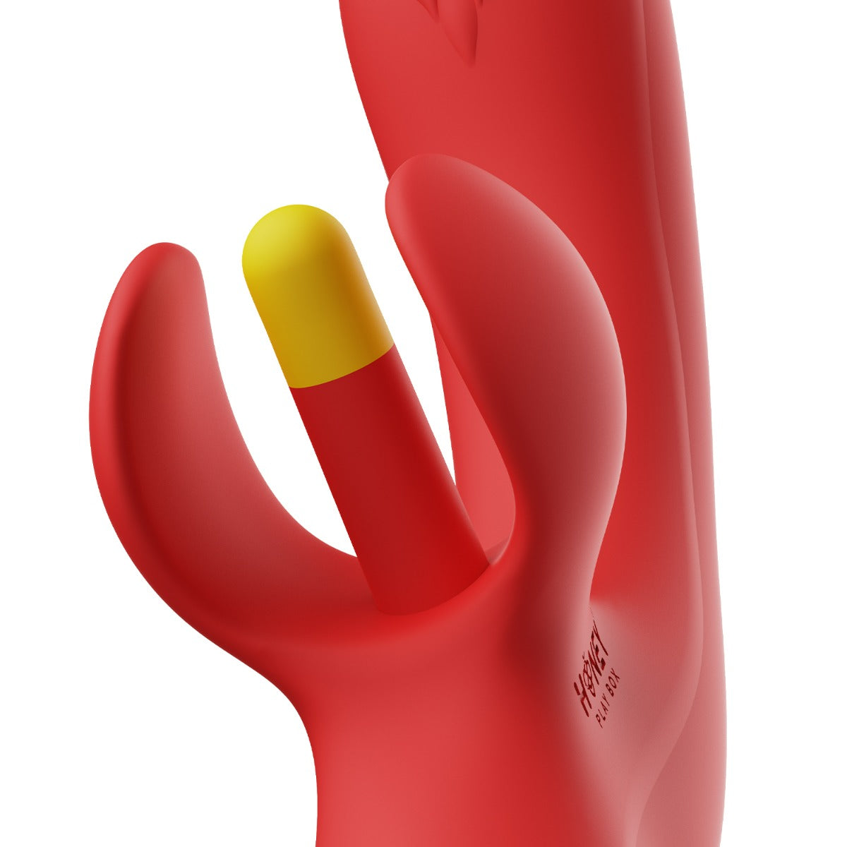 Honey Play Box FORTEXA App-controlled Flapping Dual Vibrator in Red – with retail packaging
