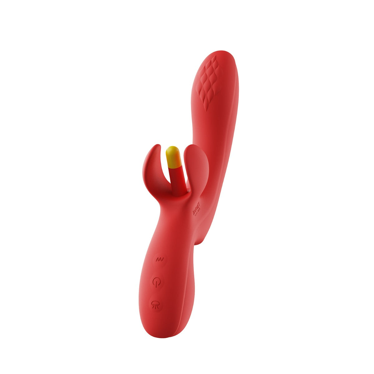 Honey Play Box FORTEXA App-controlled Flapping Dual Vibrator in Red – with retail packaging