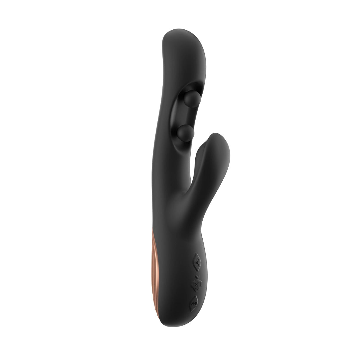 Honey Play Box GEM G-iggle Balls Rabbit Vibrator in Black – with retail packaging