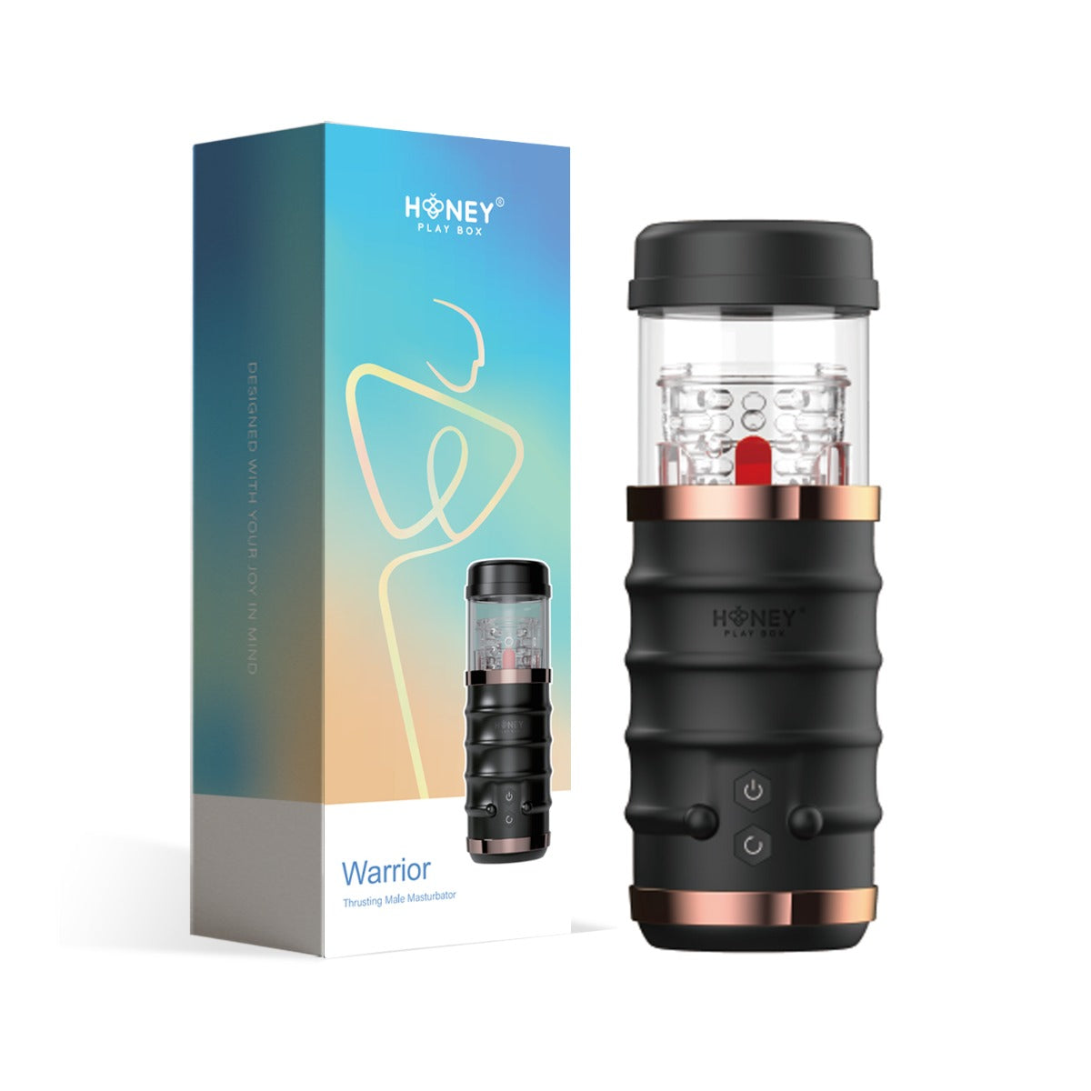 Honey Play Box Warrior in Black – with retail packaging