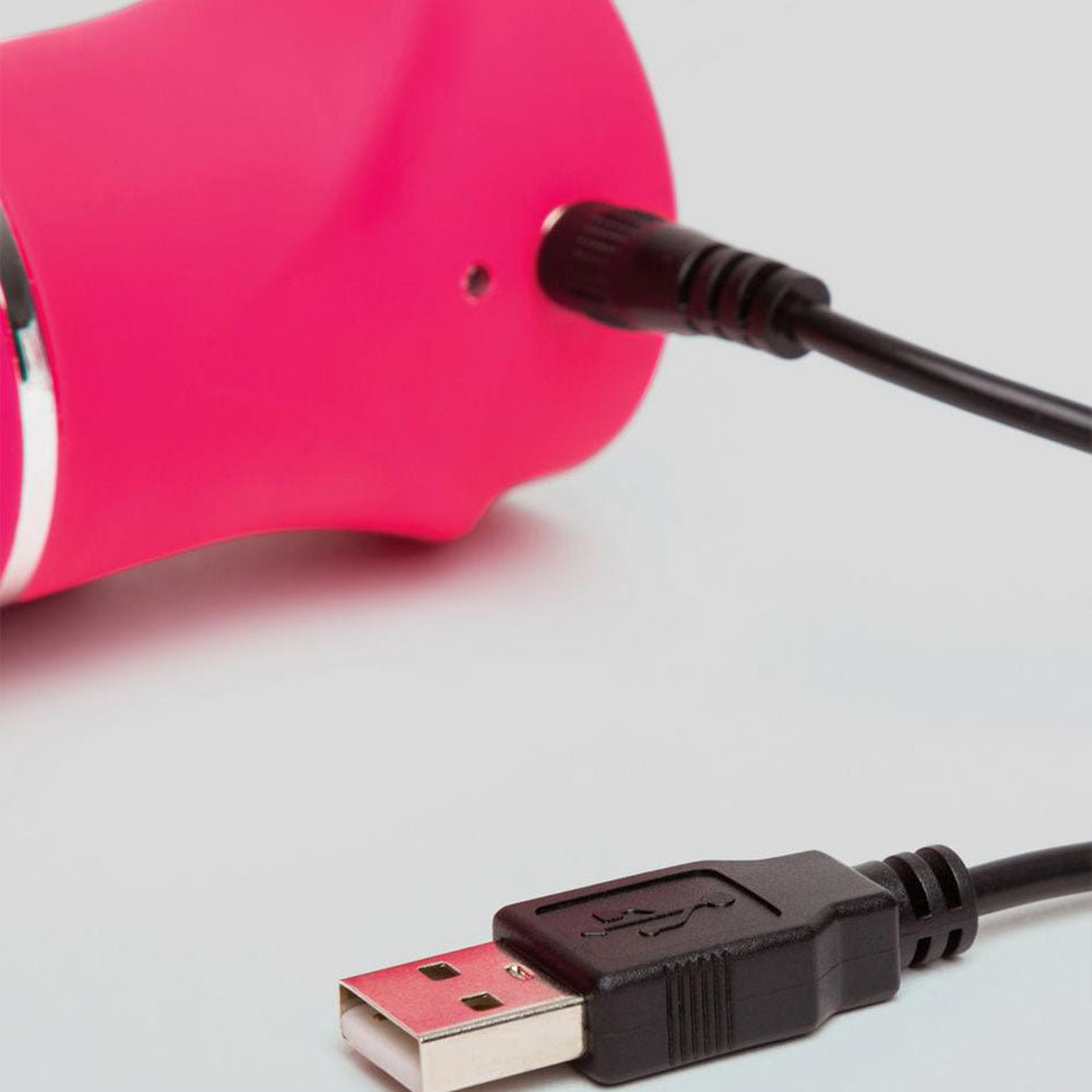 Happy Rabbit Thrusting Vibrator in Pink – additional product view