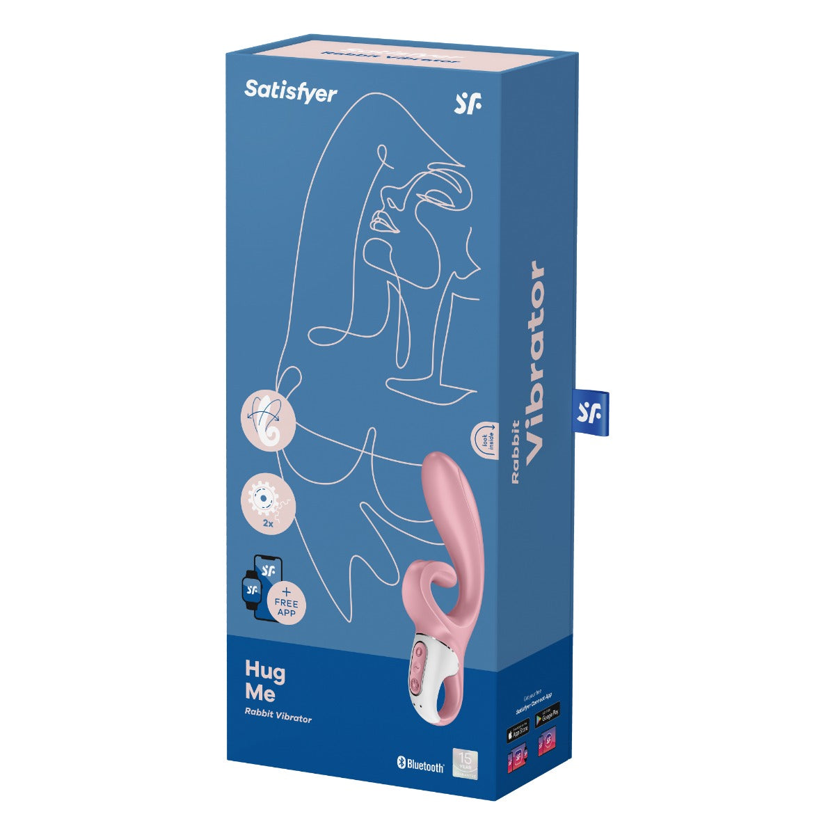 Satisfyer Hug Me Connect App in Pink #Colour_Pink