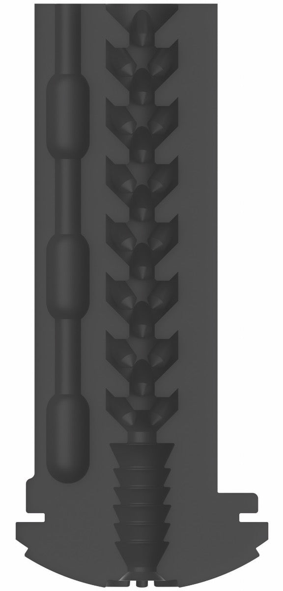 Kiiroo Tight Fit Sleeve For Titan in Black – side view