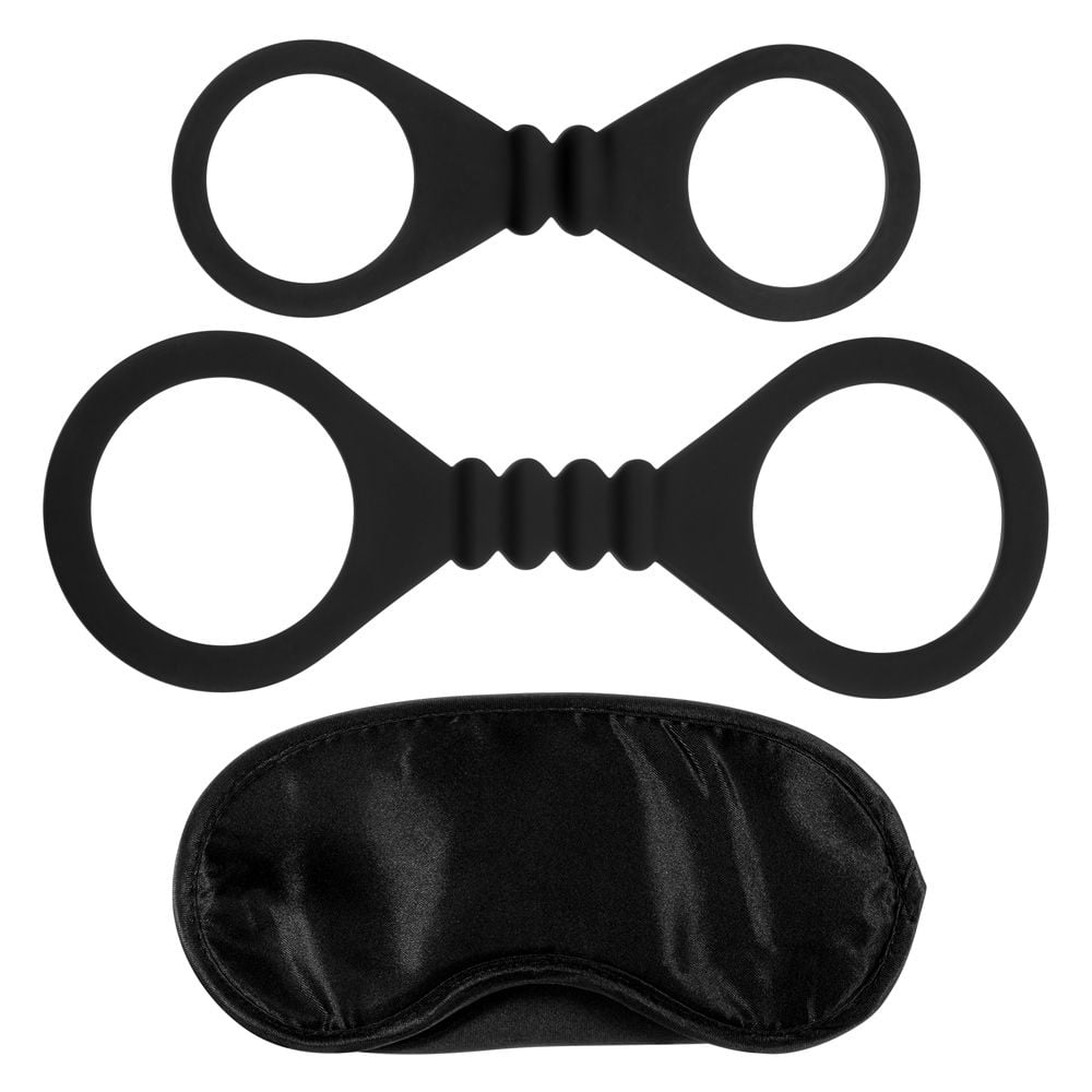 BOUND TO PLEASE BLINDFOLD WRIST AND ANKLE CUFFS