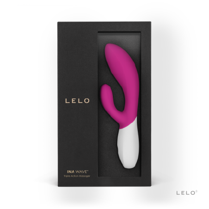 LELO INA Wave™ in Cerise – with retail packaging 