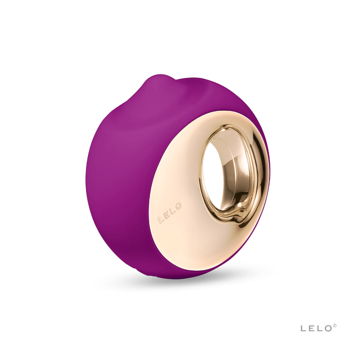 LELO ORA™ 3 in Deep Rose – angled view 
