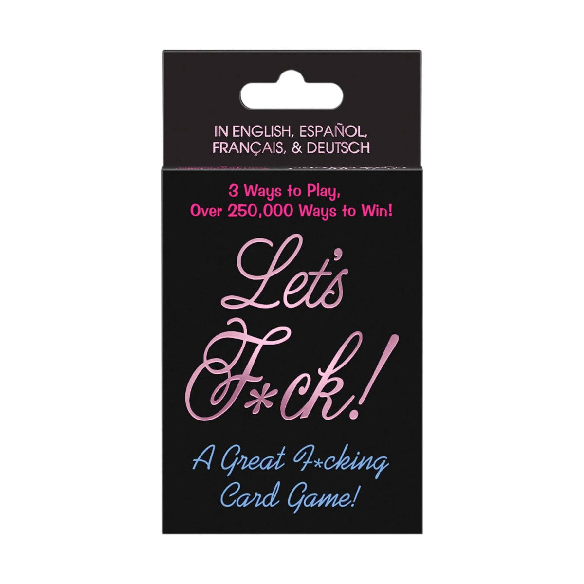 Kheper Let's F*ck! Card Game – front view