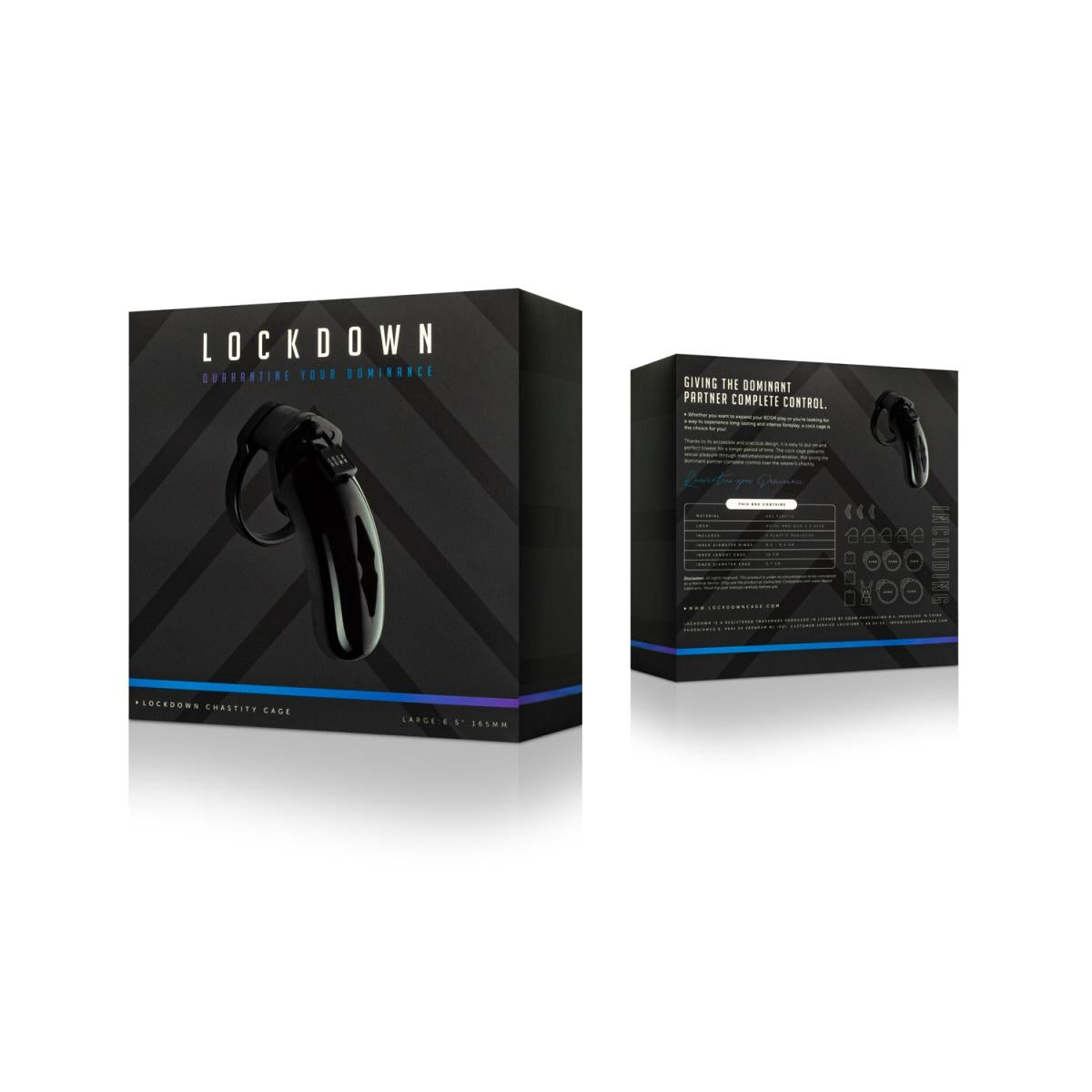 Lockdown Lockdown Chastity Cage - Large – alternate view 