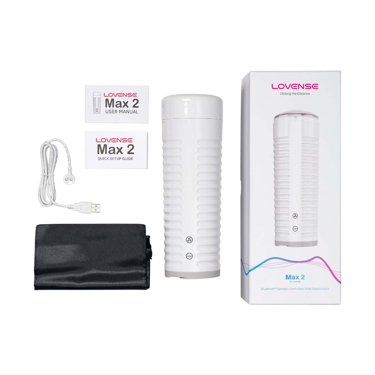 Lovense Max 2 in White – with accessories