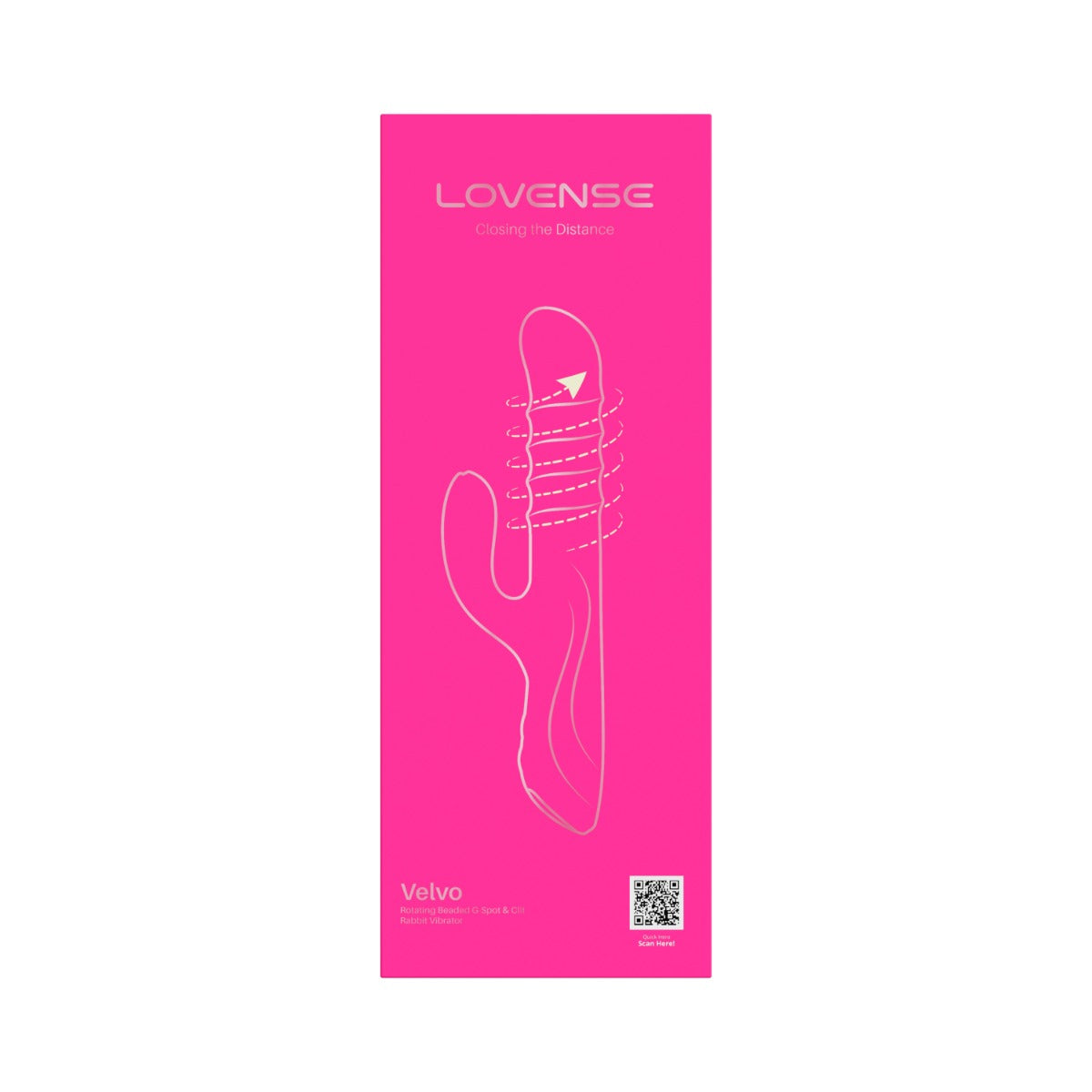 Lovense Velvo in Pink – with retail packaging