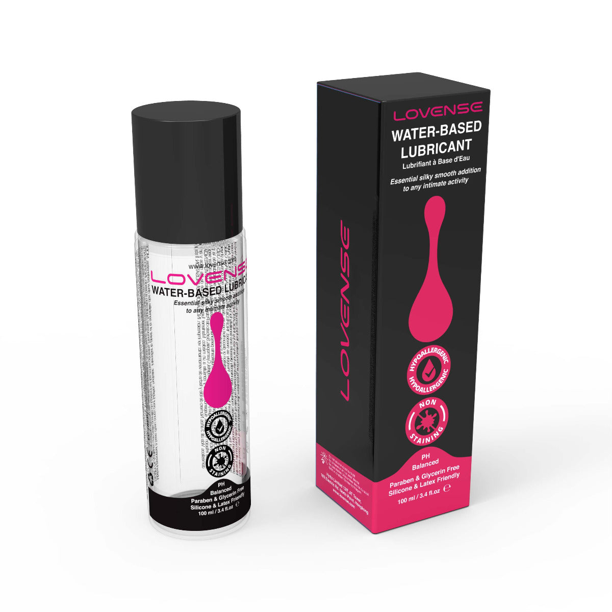 Lovense Water-Based Lubricant 100ml – product detail view