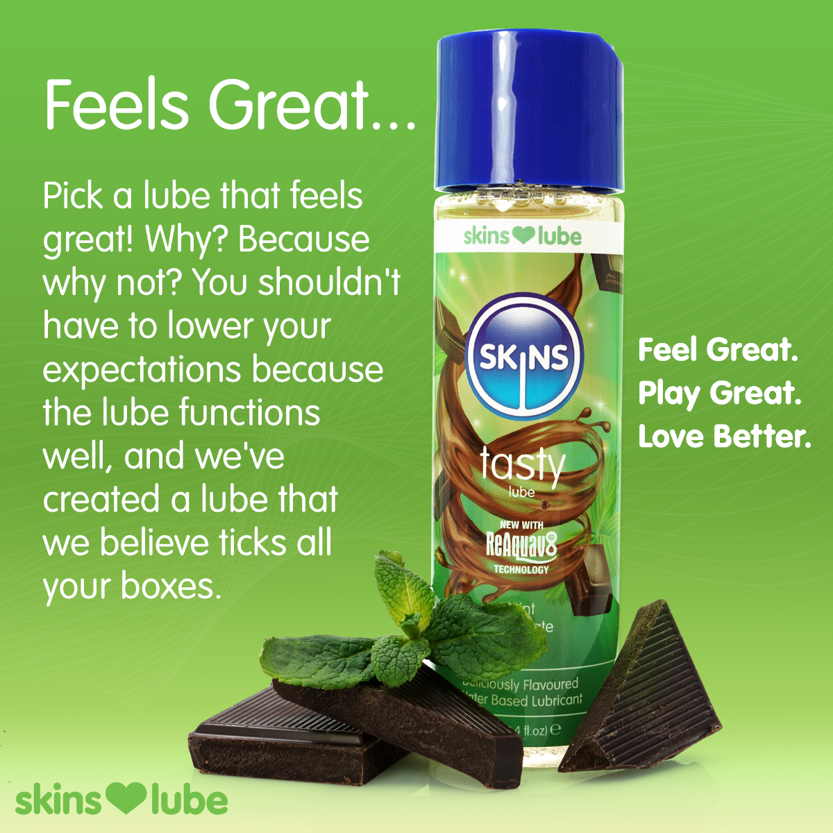 Tasty Lube - Mint Chocolate Passion - 4.4 fl oz (130ml) – feature infographic