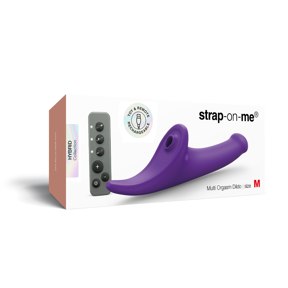 Strap On Me Multi Orgasm Dildo – S – Purple 