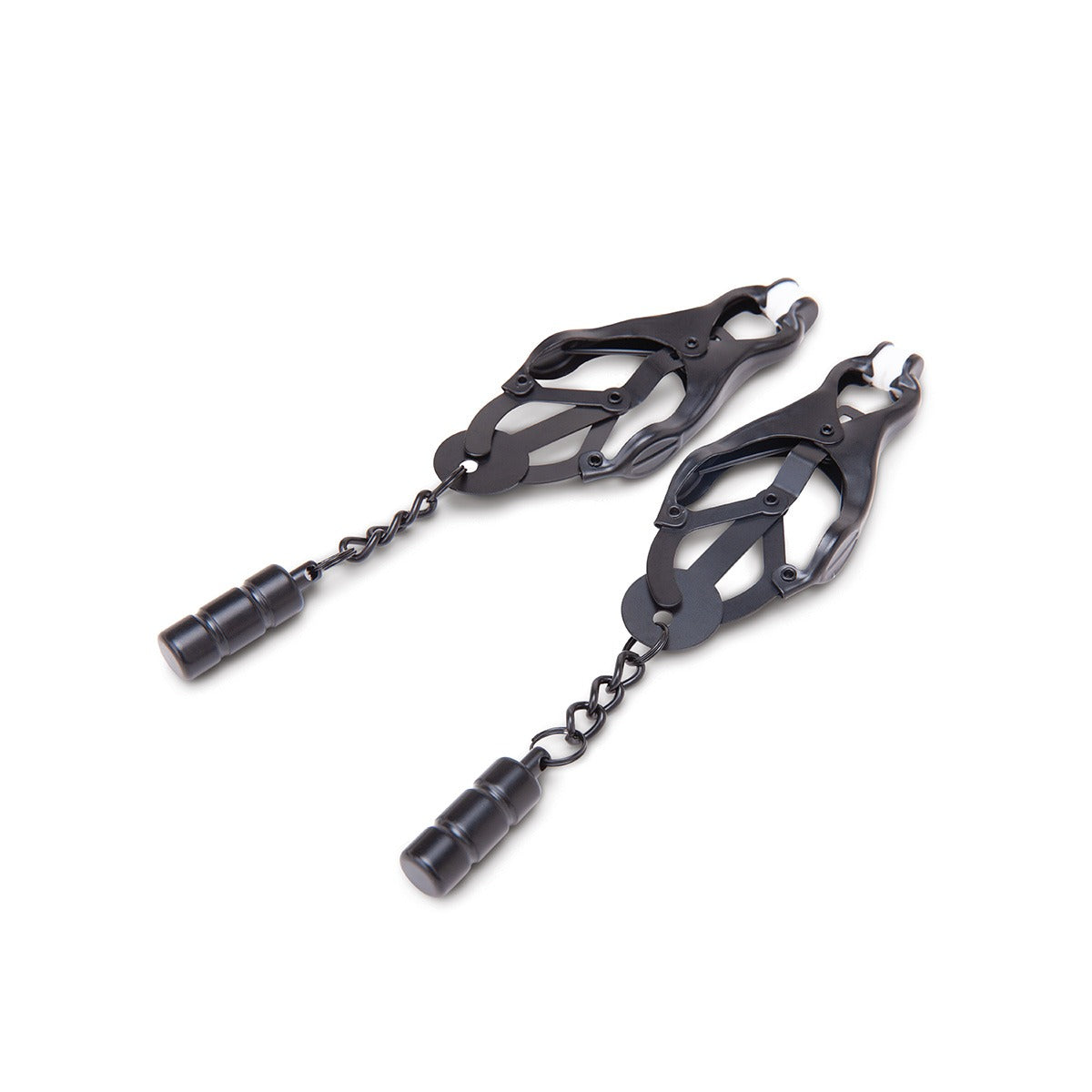 Clover Nipple Clamps - detail view 3 in Black 
